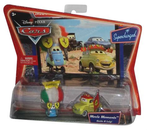 Disney Pixar Cars Guido Luigi Ferrari Fans Movie Moments Supercharged