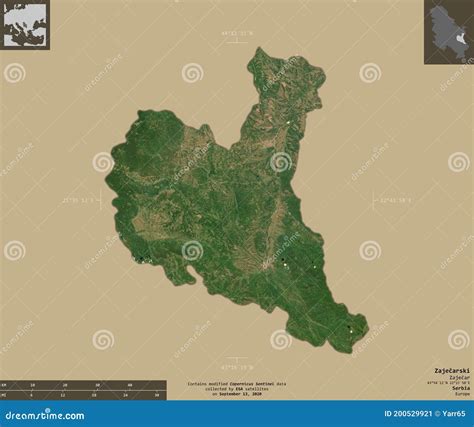 Zajecarski Serbia Composition Sentinel Satellite Stock