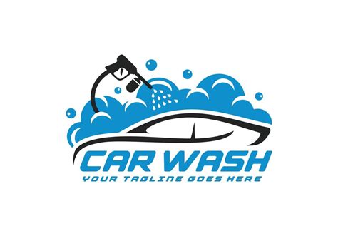 Car wash logo design vector illustration 11864178 Vector Art at Vecteezy