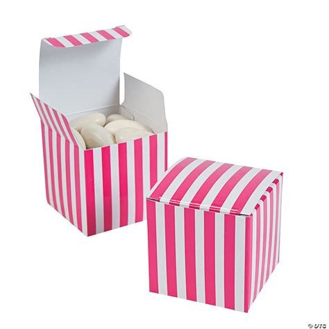 Hot Pink Striped Gift Boxes Discontinued
