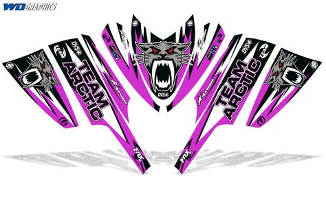 Arctic Cat M Series Crossfire Snowmobile Wrap Graphic Kit Team Arcti