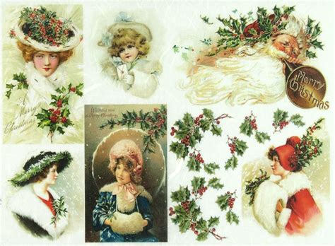 Ricepaper Decoupage Paper Scrapbooking Sheets Craft Paper Merry Christmas 3 Ebay Christmas