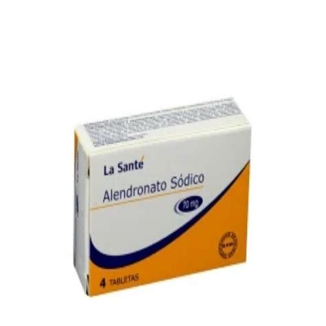 Alendronato 70 Mg 4 Tabletas Ls Tu Droguería en Línea