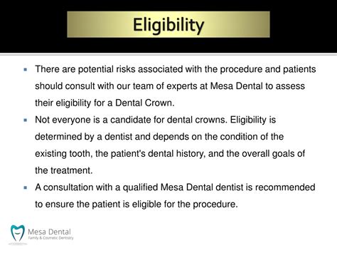 Ppt Dental Crown Benefits Risks And Eligibility Powerpoint