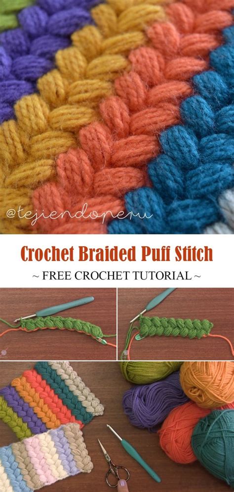 How To Crochet The Braided Puff Stitch