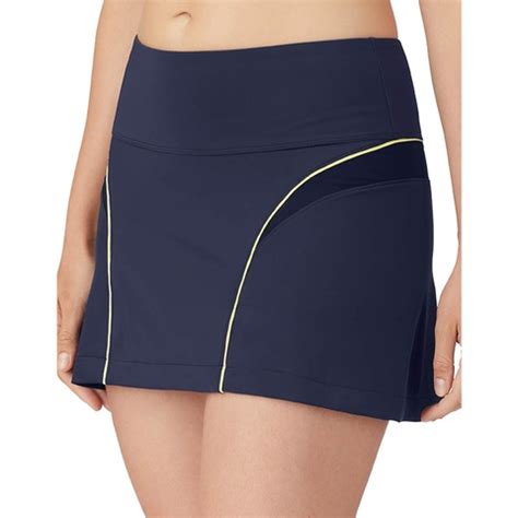 Fila Alley Pleated Women S Tennis Skort Navy Yellow