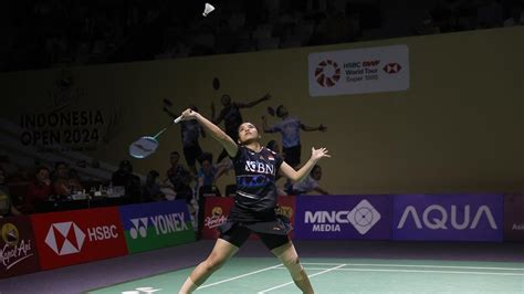 Hasil Indonesia Open Gregoria Mariska Tunjung Ke Perempat Final