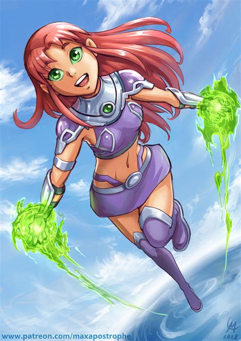 Starfire By Maxa Art On Deviantart