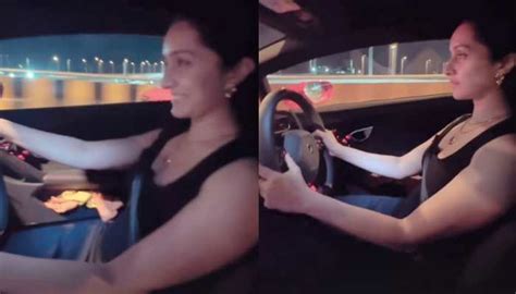 Shraddha Kapoor Drives Lamborghini Huracan Tecnica In Style And Fans