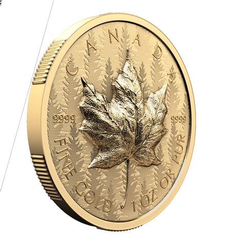 Kanada 200 Dollar Maple Leaf Ultra Hochrelief 1 Oz 2024 Gold PP 3256 66