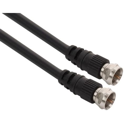 Cable Coaxial RG59 Con Conectores Tipo F De Rosca De 1 8 M