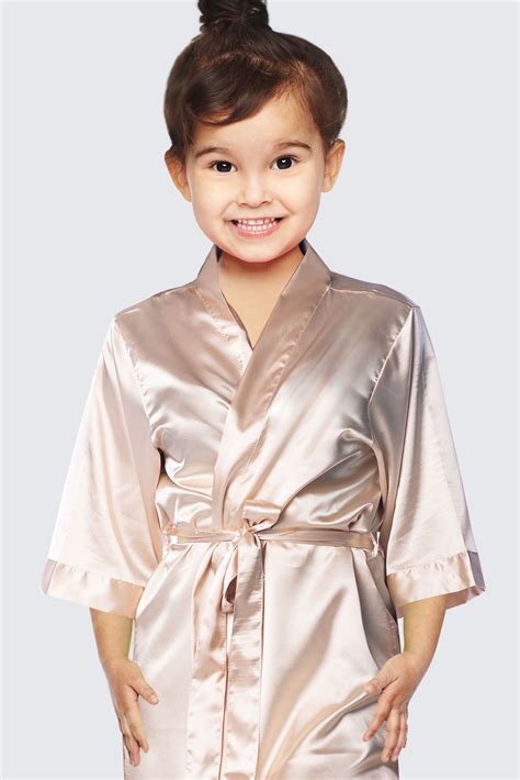 Bridesmaid Robes - Champagne & Gold Bridal Robes For the Bridal Party
