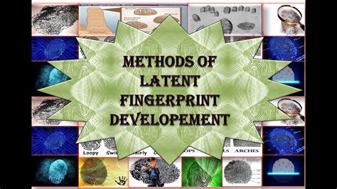 Methods Of Latent Fingerprints Development Youtube