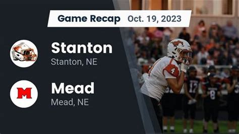 Football Game Recap Mead Raiders Vs Stanton Mustangs