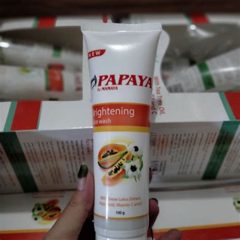 Jual Papaya By Mamaya Facial Foam Sabun Wajah Cair Pepaya Brightening