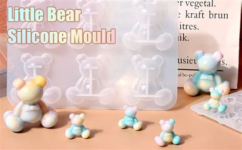 Otkarxus Lot De Moules En Silicone D En Forme D Ours En Peluche