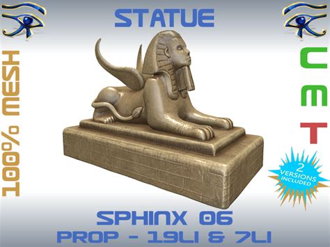 Second Life Marketplace - STATUE - SPHINX 06