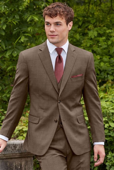 Brown Archer Slim Fit Suit Pants Jims Formal Wear Jims Formal