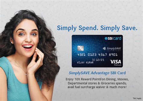 SBI SimplySAVE Advantage Credit Card Benefits Features Apply Now