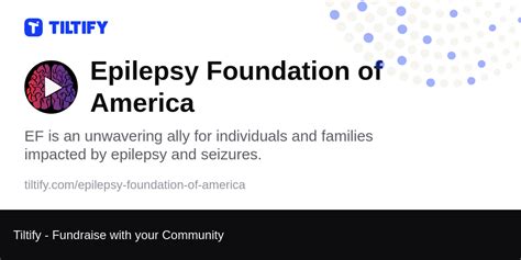 Tiltify - Epilepsy Foundation of America