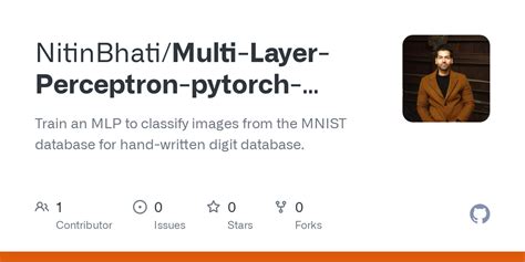 GitHub NitinBhati Multi Layer Perceptron Pytorch MNIST Digit Train