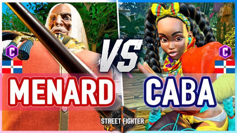 SF6 MenaRD JP Vs Caba Kimberly Street Fighter 6 YouTube