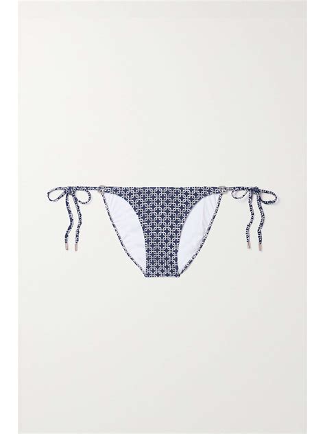 Melissa Odabash Key West Embellished Printed Bikini Briefs Net A Porter