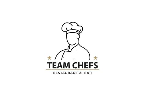 Chef restaurant design logo inspiration 21558108 Vector Art at Vecteezy