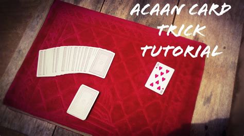 Impossible A Card At Any Number Card Trick Tutorial Acaan Card Trick