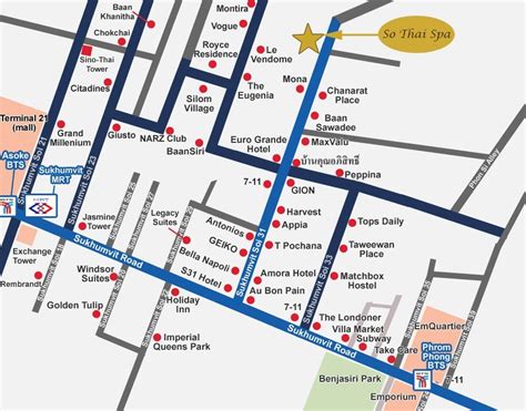 Sukhumvit Road Map