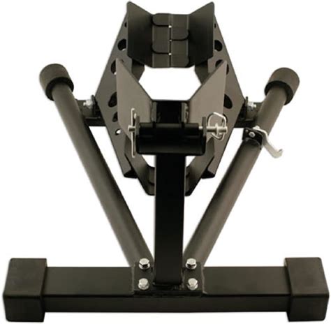 MaxxHaul 70271 Adjustable Motorcycle Wheel Chock Stand Heavy Duty