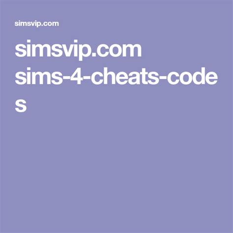 Sims 4 Cheat Codes For Edit Sim Limoviral