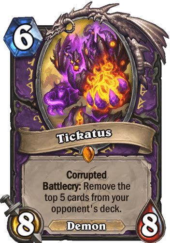 Tickatus Hearthstone Top Decks