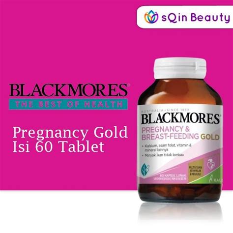 Jual Blackmores Pregnancy Breastfeeding Gold Isi Tablet Vitamin