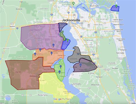 Jacksonville Area Zip Code Map 10 Homicides In 4 Months In One