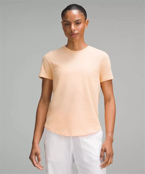 Love Curved Hem Crewneck T Shirt Lululemon Fr