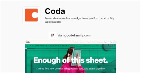 Coda Reviews Templates And Pricing In