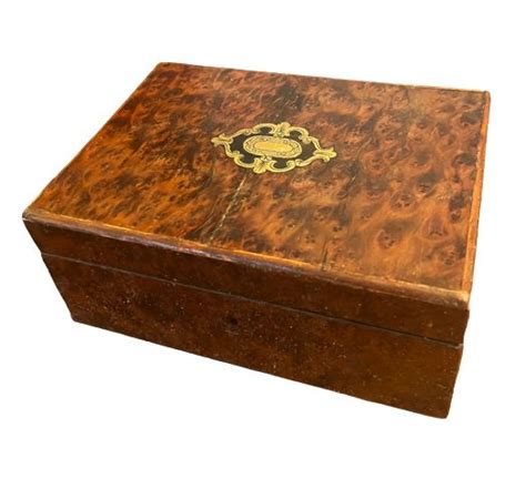 Box Napoleon Iii Brass Burrwood Ebony Second Half Catawiki