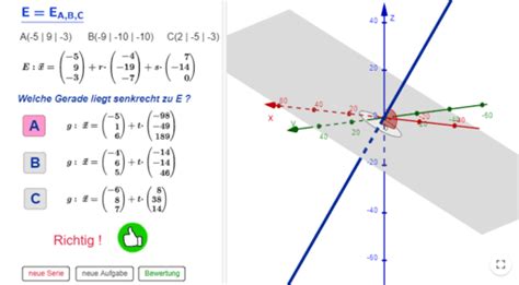 Orthogonale Gerade Zu Einer Ebene Finden GeoGebra