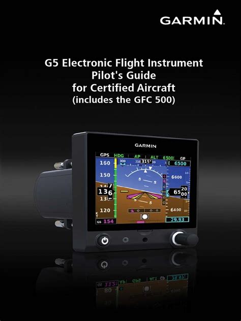 Garmin G5 Pilot Manual | PDF | Aviation | Aerospace