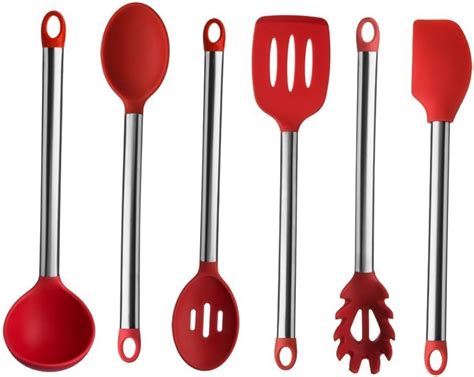 Amazon Core Kitchen Pc Silicone Mini Utensil Set All Purpose