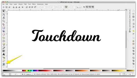 Offset Text In Inkscape The Easy Way Shadow Fonts Text Step By Step