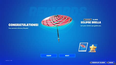 How To Get Eclipse Brella Umbrella Glider In Fortnite Youtube