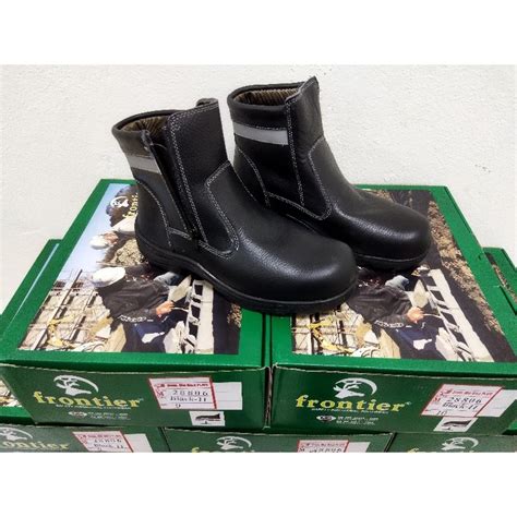 stock clearanceoriginal frontier safety shoe boots shopee malaysia