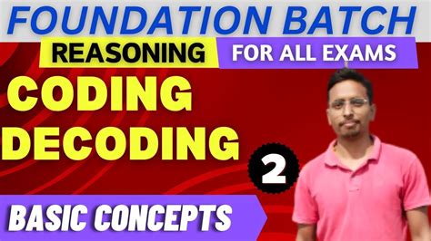 Reasoning Foundation Batch Coding Decoding Class 2 Infinite Fly