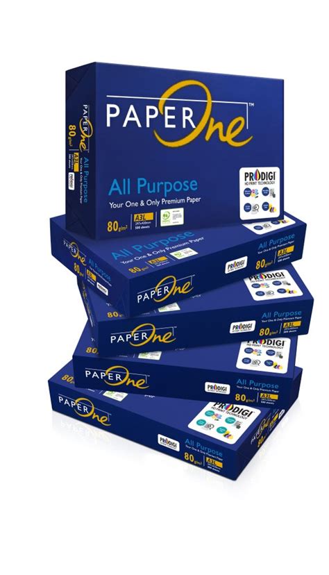 Paperone All Purpose 80gsm A4 Copy Papers Packing Size 500 Sheets