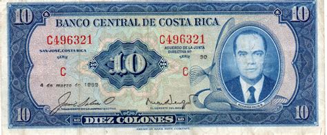 Colones Series C Costa Rica Numista