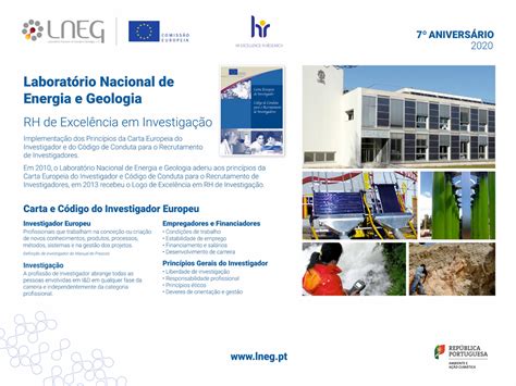 LNEG celebra 7 anos do LOGO HRS4R LNEG Laboratório Nacional de