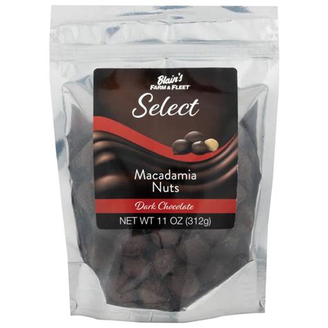 Blain S Farm Fleet Select Dark Chocolate Macadamia Nuts Oz