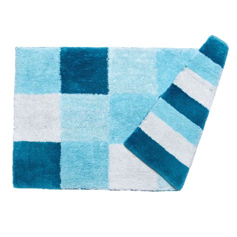 Small Colorblock Reversible Bath Rug Bath Rugs And Bath Mats Brylane Home